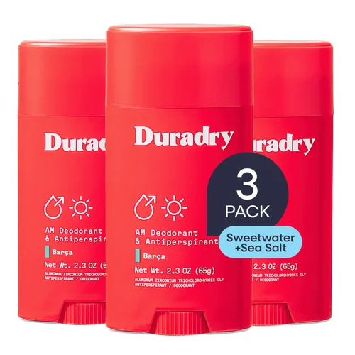 Vista 15 de Duradry Desodorante antitranspirante de fuerza clínica para mujeres y hombres, fórmula limpia con ingredientes naturales, protección contra olores