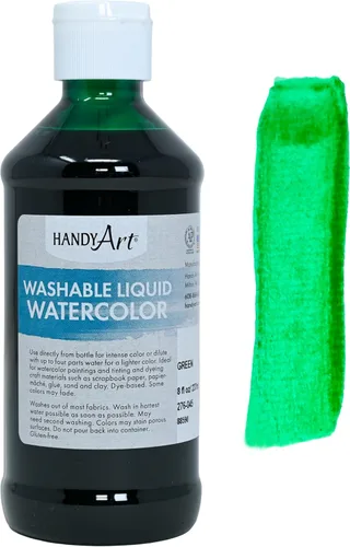 Vista 26 de Handy Art Acuarela líquida lavable de 8 onzas, azul