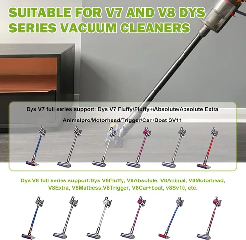 Vista 4 de EID Adaptador de batería V7/V8 para Ryobi 18 V convertidor de batería para Dyson V7 V8 Animal Absolute Motorhead Trigger Fluffy HEPA Aspiradora