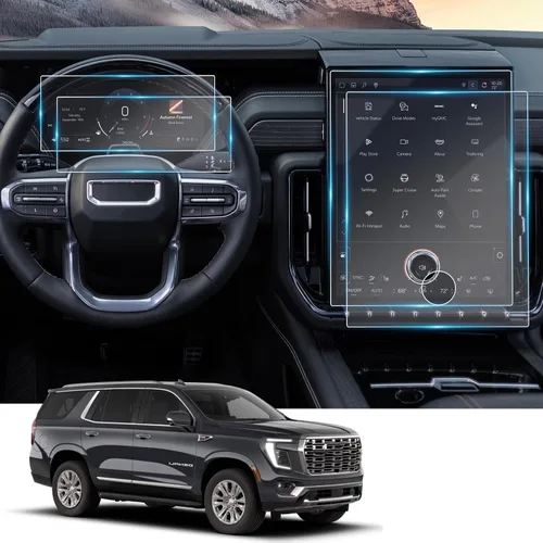 Vista 17 de Protector de pantalla digital de 12.3 pulgadas para GMC Sierra 1500 SLE/Elevation/SLT Nano Film HD Clear 6H Scratchatch, 12.3 pulgadas, cúmulo