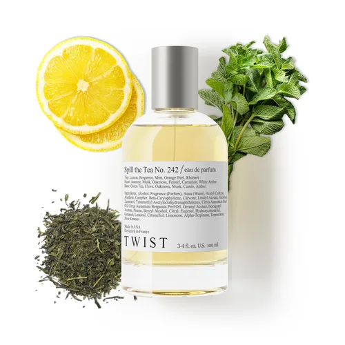Vista 69 de Twist - Addicted No. 3 - Eau De Parfum inspirado en Y. Black Opium, Perfume de larga duración para mujer, Ámbar y Vainilla, Vegano, Ingredientes