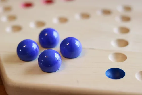 Vista 9 de Wahoo - Juego de mesa de mármol, 16 pulgadas de ancho, madera de arce, doble cara