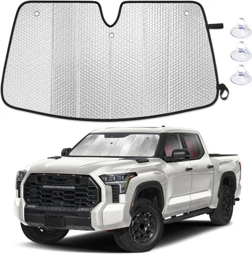 Vista 36 de EcoNour Parasol plegable de acordeón para parabrisas compatible con Tesla Model 3/Model Y 2017-2024 2025 2026, parasol delantero para ventana