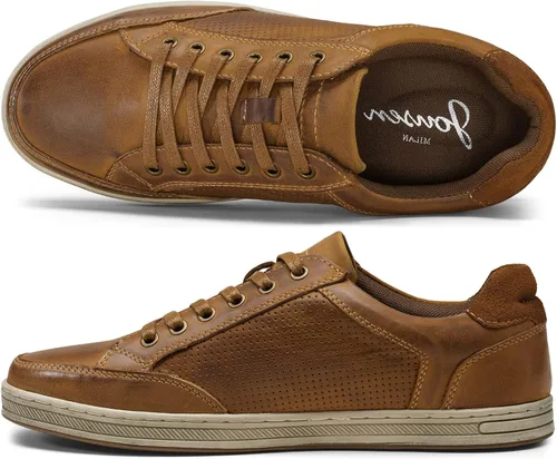 Vista 5 de Jousen Tenis de moda para hombre zapatos casuales retro simples para hombre