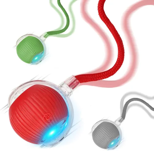 Vista 8 de Goosheep 2025 Nuevo 1 Paquete Pelota para Gato Juguetes de Gatito para Interiores Juguete de Pelota Interactivo para Gatito Cola Rápida Rodamiento