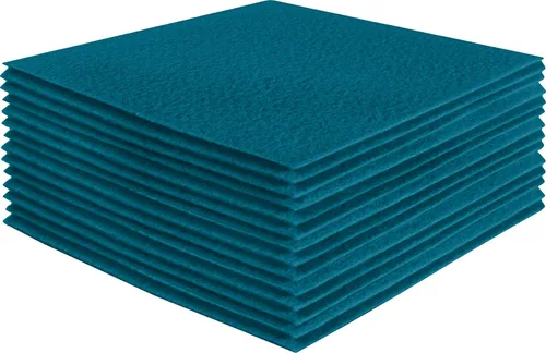 Vista 169 de FabricLA Hojas de fieltro acrílico para manualidades, cuadrados de fieltro precortados suaves de 4 x 4 pulgadas (3.9 in x 3.9 in), utiliza hojas