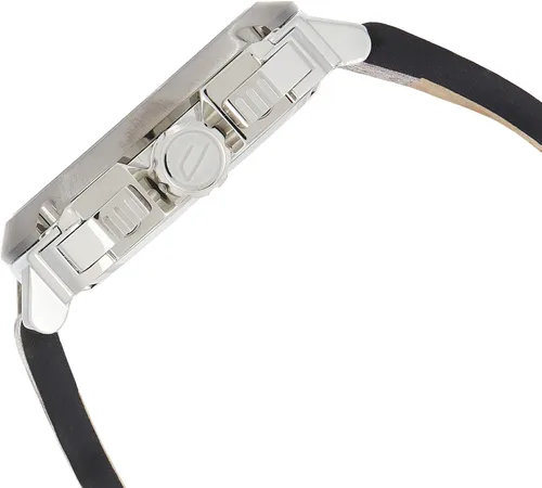 Vista 3 de Diesel Reloj de acero inoxidable DZ7343 para hombre con correa de cuero, Reloj de cuarzo