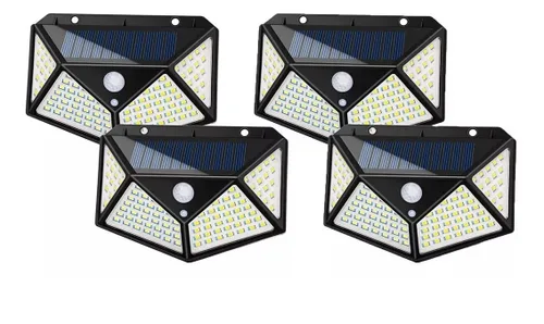 Lampara De Panel Solar 100 LED X4 de Tienda Setatronix