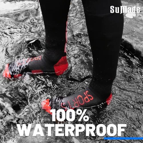 Vista 3 de SuMade Waterproof Socks, Men Women Knee High Hiking Kayaking Socks 1 Pair