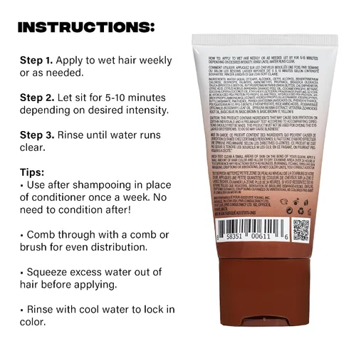 Vista 3 de Good Dye Young Color Depositing Mask, DYEposit Color Depositing Conditioner, Tratamiento Tonificante, Tonifica y Mejora el Cabello Tratado