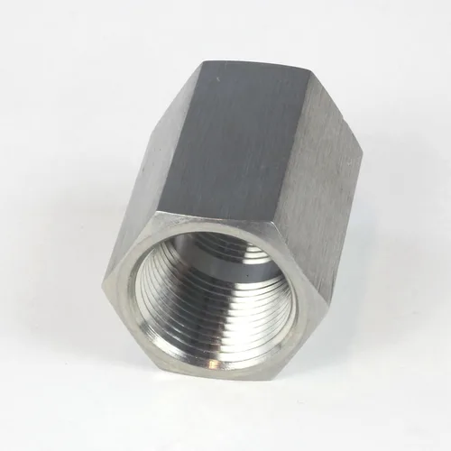Vista 2 de HFS (R) Acoplador de acoplamiento hexagonal 1" hembra NPT x 1" hembra NPT acero inoxidable 304