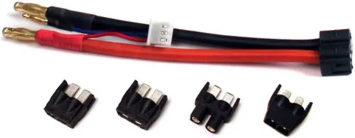 Vista 2 de Venom - Enchufe de bala de 0.157 in para baterías LiPo 2S 7.4V - Sistema de enchufe universal, cable 12 AWG - Conector de silicona suave