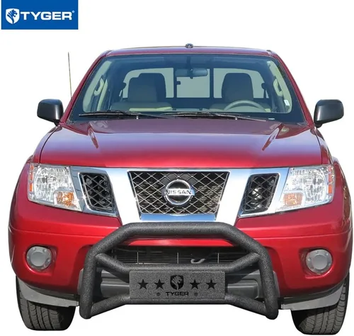 Vista 2 de Tyger Auto TG-GD6N60158 Protector de parachoques delantero compatible con Nissan Frontier 2005-2021 Negro texturizado Montaje ligero Bull Bar