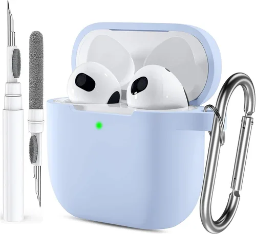 Vista 19 de Funda para Airpods Pro 2/1 Gen para hombres, mujeres y niñas, funda compatible con Airpods Pro de 2ª/1ª generación, funda protectora de silicona