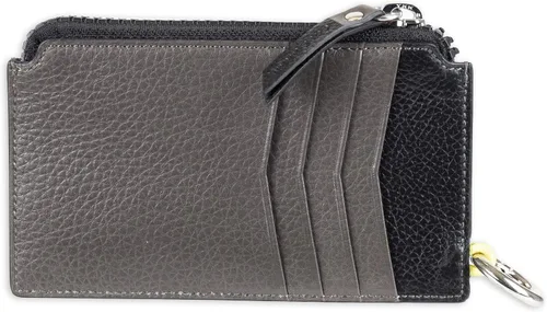 Vista 3 de Cole Haan Grand Series - Cartera de cuero con cremallera y llavero para hombre