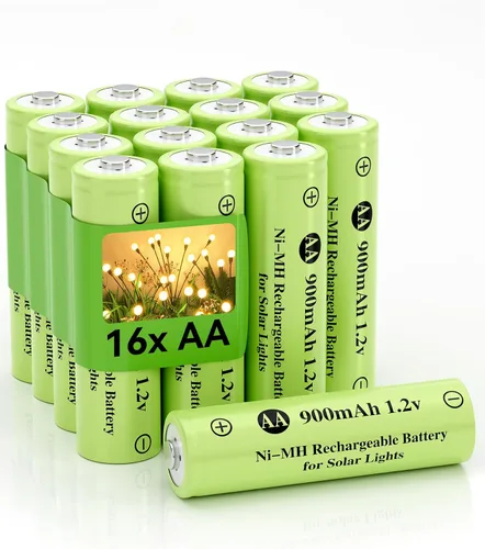 Vista 10 de Ni-MH AA 1.2v 900mAh batería recargable