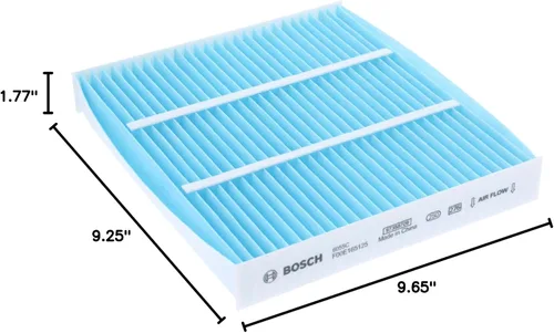 Vista 6 de BOSCH 6055C Filtro de aire HEPA para cabina - Compatible con Lexus ES, GS, GX, IS, LS, RX seleccionados; Subaru Legacy, Outback; Toyota 4Runner