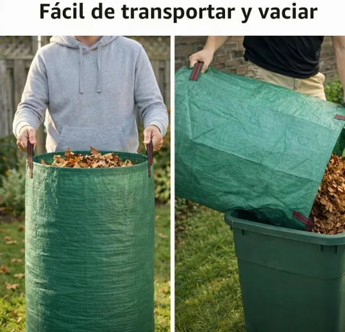 Vista 4 de Gardzen Paquete de 3 bolsas de jardín de 80 galones