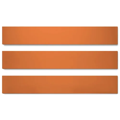 Vista 2 de Lucida Surfaces Azulejos de vinilo de lujo Pisos entrelazados para instalación de bricolaje Tablones de aspecto de color sólido Creamsicle