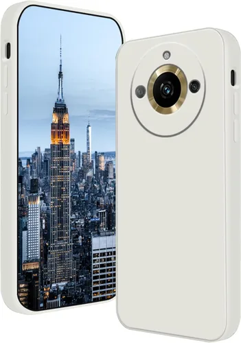 Vista 12 de Funda compatible con Realme 11 Pro Plus de silicona líquida verde oscuro, suave al tacto para Realme 11 Pro Plus, funda delgada de silicona a prueba