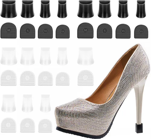 Vista 20 de Heel Protectors Heel Caps for High Heels Boot Heel Replacement for Women Walking on Grass Non-Slip Heel Covers
