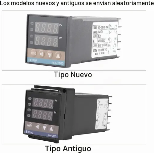 Vista 8 de Controlador de temperatura PID digital REX-C100 Regulador de temperatura del termostato 100-240 V Salida de relé 1500VAC, 14 bits