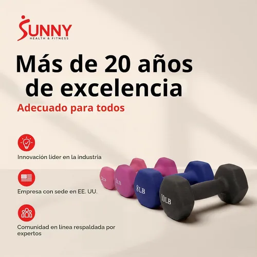Vista 9 de Sunny Health & Fitness - Mancuerna de neopreno.
