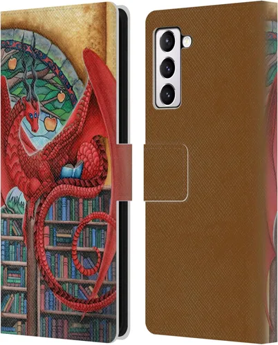 Vista 83 de Head Case Designs Officially Licensed Carla Morrow Galactic Entrancement Dragons Leather Wallet Case Compatible with Samsung Galaxy A07 4G