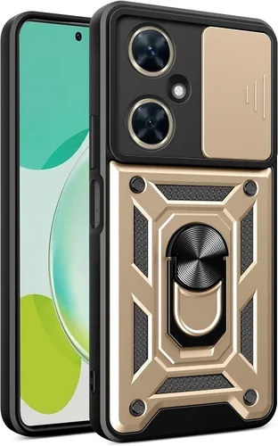 Vista 16 de Compatible con Tecno Pova Neo 2 Bracket Shell, con cubierta deslizante para lente de cámara compatible con Tecno Pova Neo 2 LG6n Case Negro