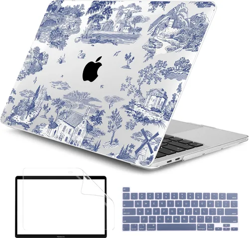 Vista 36 de Funda compatible con MacBook Pro de 13 pulgadas 2024 2023-2020 versión A2338 M2/M1 A2251 A2289 con pantalla Retina y Touch ID, carcasa rígida
