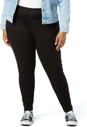 Vista 23 de Signature by Levi Strauss & Co. Gold - Pantalones de mezclilla ajustados, totalmente moldeadores, con cierre de cremallera, para mujer