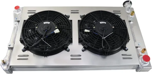 Vista 4 de Relé de ventilador de aluminio de 3 filas para Chevy C1500 C2500 C3500 K1500 K1500 K2500 5.0L