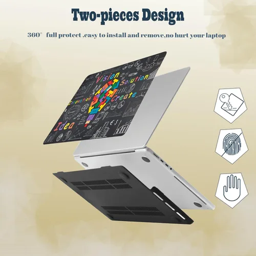 Vista 11 de Carcasa para laptop MacBook Air de 11 pulgadas 2015 2014 2013 2012 2011 2010 versión modelo A1465 A1370, Air 11.6 pulgadas a presión funda rígida