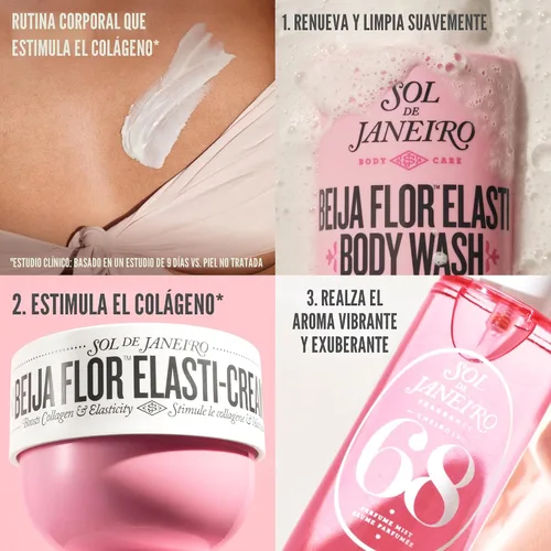 Vista 6 de Sol de Janeiro Beija Flor Gel de Baño