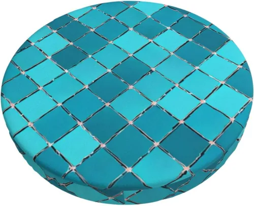 Vista 29 de Ouqiuwa Fundas redondas y lavables para taburetes de bar de baloncesto, 12 pulgadas