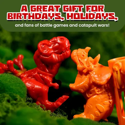 Vista 6 de Catapult Feud - Juego base, expansiones y accesorios (expansión del paquete dinosaurio)