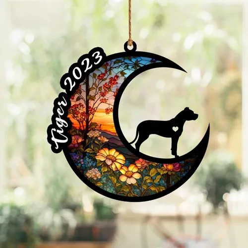 Vista 86 de Atrapasoles conmemorativo para perros, regalo de condolencia de perro de la pérdida del bulldog americano, regalos conmemorativos para los amantes