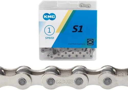 Vista 4 de KMC Z410 Cadena de bicicleta (1 velocidad, 1/2 x 1/8 pulgadas, 112L)