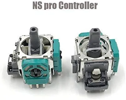 Vista 4 de JMXLDS 2 unids 3D Joysticks Axis Sensor analógico Módulo Thumbstick Pulgar Stick 3D Rocker Reemplazo para Nintendo Switch Pro Controller