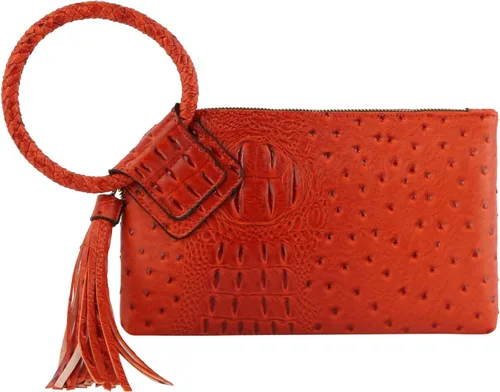 Vista 28 de Monedero de mano para mujer, cartera de noche con correa de mano, informal, formal, de cuero vegano, Metro Muse