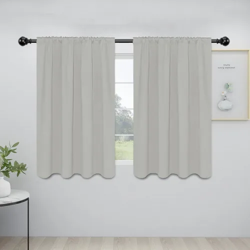 Vista 53 de Easy-Going - Cortinas opacas con bolsillo para varilla para dormitorio, cortinas de ventana para oscurecer la habitación para sala de estar