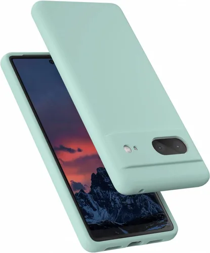 Vista 13 de Diseñada para Pixel 7, funda de gel de silicona líquida a prueba de golpes, cojín de forro de tela de microfibra suave compatible con Pixel7 de 6.3