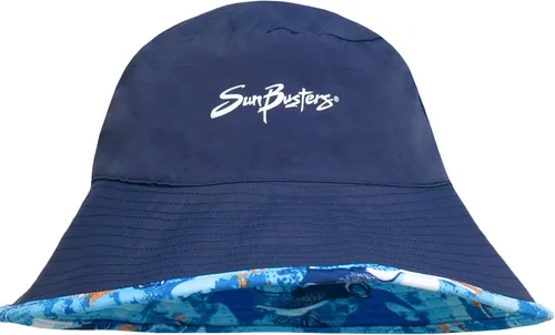 Vista 2 de SunBusters - Gorro reversible para niños, protección solar UPF 50+