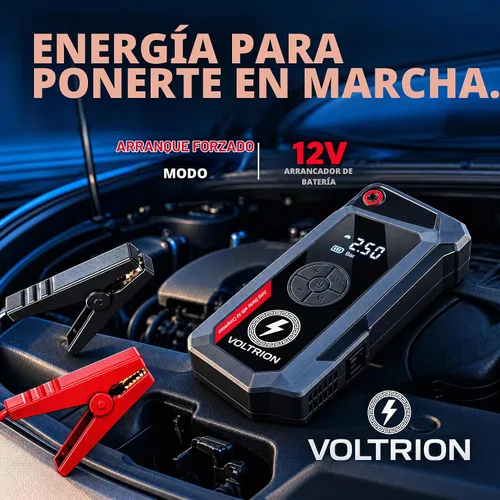 Vista 3 de Arrancador de salto con compresor de aire, refuerzo de batería