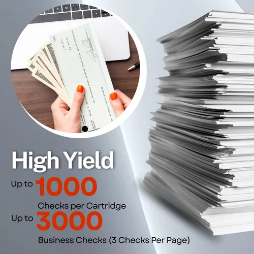 Vista 4 de Cartucho de tóner MICR compatible con 48A MICR / CF248A - Tinta magnética para impresión de cheques - Funciona con HP LaserJet Pro M15w, MFP M28w