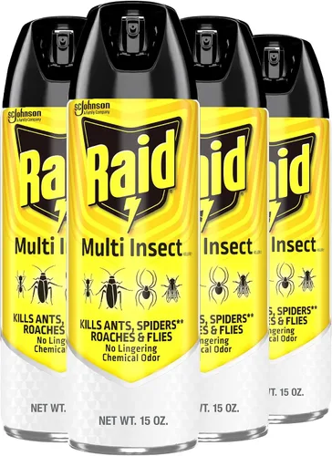 Vista 11 de Raid Asesino de insectos múltiples, brisa de naranja, 15 onzas (paquete de 4)