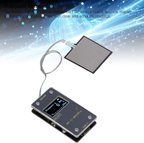 Vista 6 de Hilitand Módulo de pantalla del sensor de presión Sensor de presión de película fina con pantalla 44.1 lbs Recopilación de datos visuales de alta