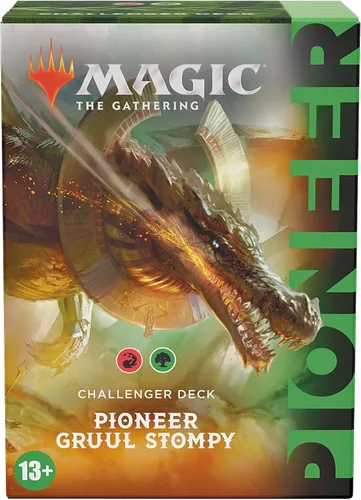 Vista 2 de Magic: The Gathering Pioneer Challenger Deck 2022 - Gruul Stompy (rojo-verde)