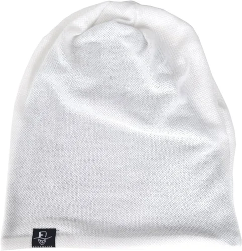 Vista 2 de VECRY Hombres Slouch Hollow Beanie Thin Summer Cap Skullcap