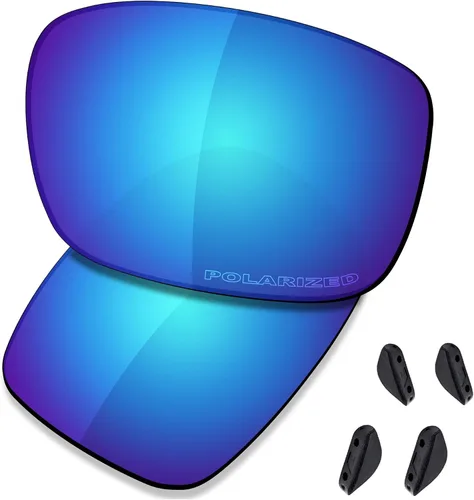Vista 10 de SAUCER Lentes y almohadillas de nariz de repuesto prémium para Oakley Drop Point OO9367 Protección UV400, antiarañazos, ajuste preciso polarizado
